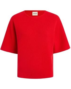 KHAITE Warren Top - Red