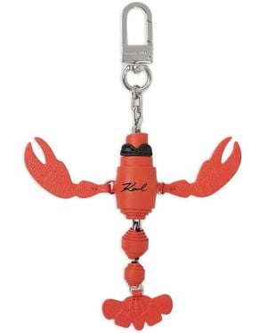 KARL LAGERFELD Porte-Clés À Breloque Homard - Red