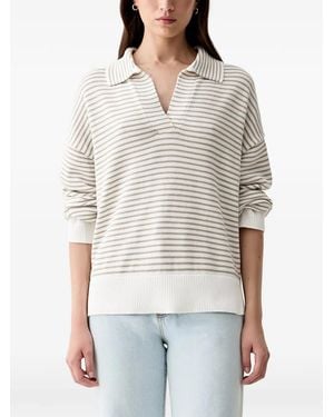 Barbour Aylesby Cotton Polo Sweater - White