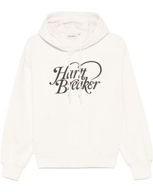 Carhartt Sudadera Harttbreaker con capucha - Blanco
