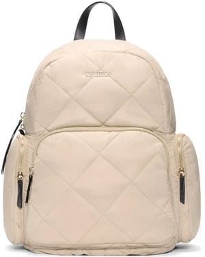 MZ Wallace Madison Quilted Backpack - Natural