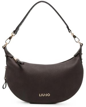 Liu Jo Logo-Detail Tote Bag - Gray