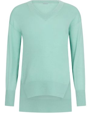 Malo V-Neck Jumper - Green