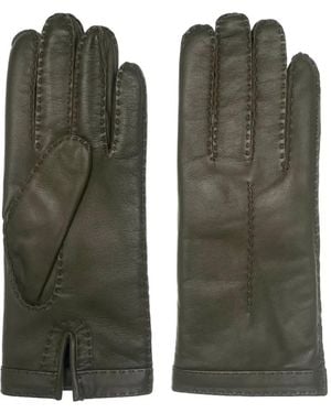 Restelli Leather Gloves - グリーン