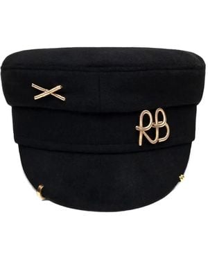 Ruslan Baginskiy Piercing Logo Baker Boy Cap - Black