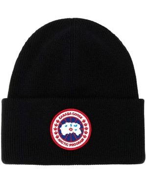 Canada Goose Arctic Disc Toque Beanie Hat - Black