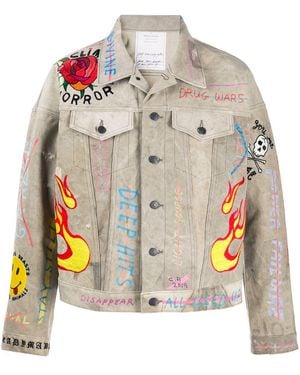 READYMADE Embroidered Denim Jacket - Multicolour