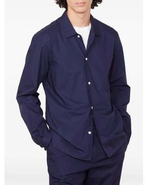 Officine Generale Eloan Button-Down Shirt - Blue