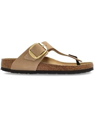 Birkenstock Gizeh Slides - Brown