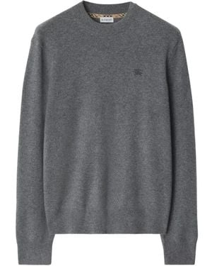 Burberry Cashmere Blend Jumper - Grey