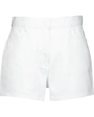 Givenchy Klassische Jeans-Shorts - Weiß
