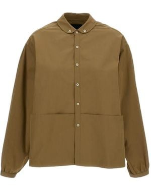 Jejia Button Long-Sleeve Shirt - Green