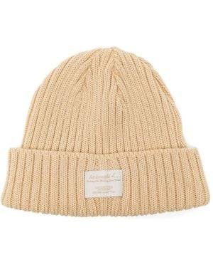 Undercover Logo-Patch Beanie Hat - Natural