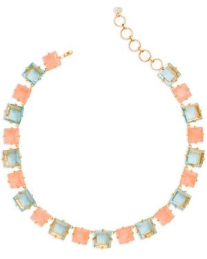 Bounkit Halskette Mit Eckigem Quarz - Natur