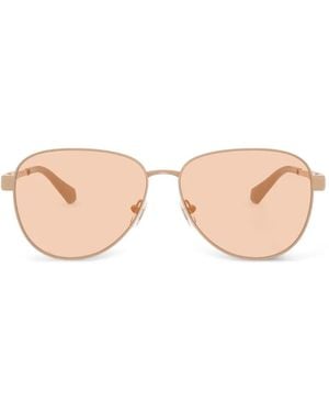 Michael Kors Biarritz Pilot-Frame Sunglasses - Pink