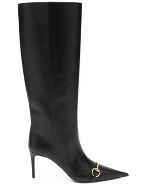 Gucci Donna Slip-On Boots - Black