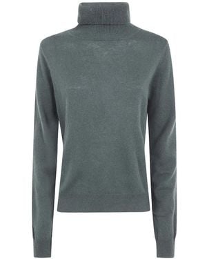 ABSOLUT CASHMERE Roll-Neck Cashmere Jumper - Blue