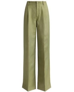 Ralph Lauren Pleated High-Waisted Pants - Green