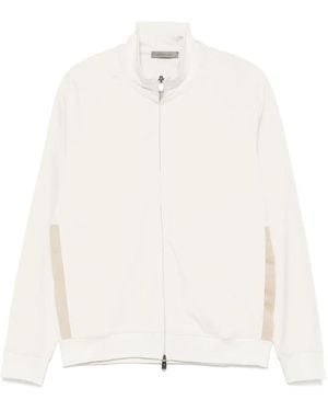 Corneliani Zip-Up Sweatshirt - White