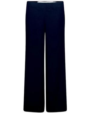 Betty Barclay Textured Wide-Leg Trousers - Blue