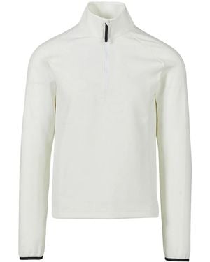 Aztech Mountain Sweatshirt mit Reißverschluss - Weiß