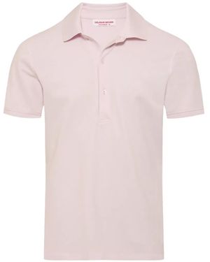 Orlebar Brown Bruno Piqué Polo Shirt - Pink