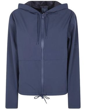 Rains "Suva Hardshell" Short String Jacket - Blue