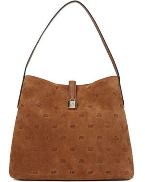Karl Lagerfeld K/Autograph Padlock Tote Bag - Brown