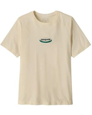 Patagonia '95 Oval-Logo T-Shirt - Natural