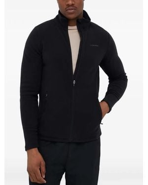 Viking Tesero Logo-Print Zip-Up Jumper - Blue