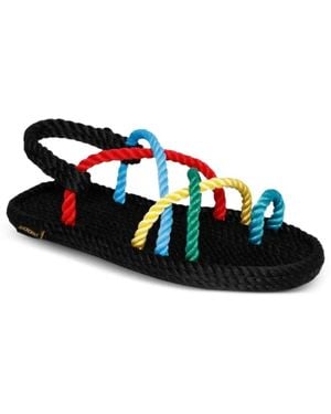 Bohonomad Ibiza Sandalen Met Meerdere Bandjes - Blauw