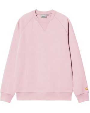 Carhartt Chase Crew-Neck Sweatshirt - Pink
