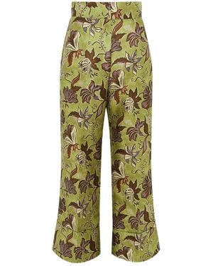 ALÉMAIS Pantalones Citron - Verde