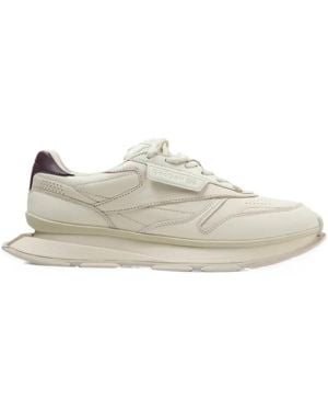Reebok Classic Leather Ltd Distressed Sneakers - White