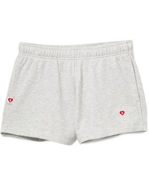 AAPE BY A BATHING AP Logo-Embroidered Shorts - White