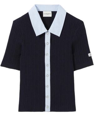 Claudie Pierlot Button-Fastening Shirt - Blue