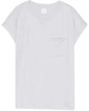 Eleventy Chest-Pocket T-Shirt - White
