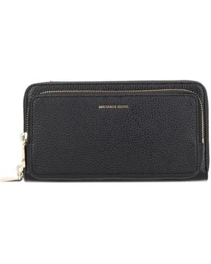 MICHAEL Michael Kors Zipped Long Wallet - Black