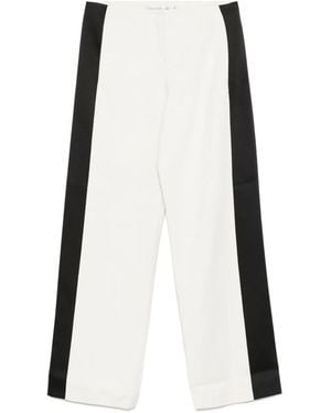 Christopher Esber Side-Stripe Trousers - White
