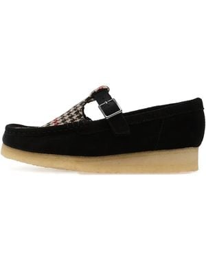 Clarks Trainers Wallabee T Bar Eur - Black