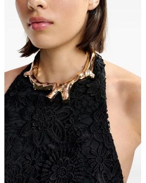 Essentiel Antwerp Collar Con Diseño Esculpido - Negro