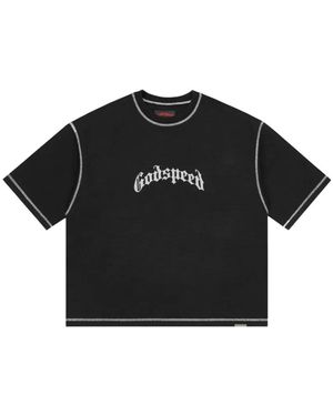 Godspeed Vital Og Logo-Print T-Shirt - Black