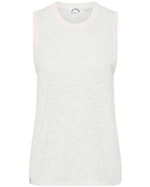 The Upside Chennai Knitted Tank Top - White