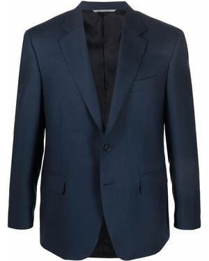 Canali シングルジャケット - ブルー