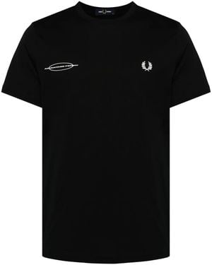 Fred Perry ロゴ Tシャツ - ブラック