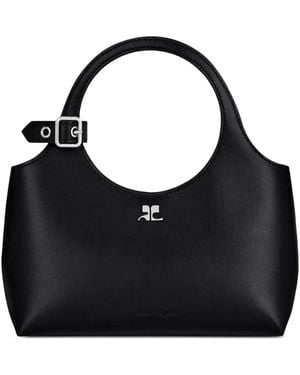 Courreges Holy Day Two-Way Handbag - Black