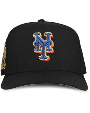 KTZ 9Fifty New York Mets 40Th Anniversary A-Frame Snapback Hat - Black
