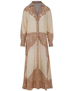 Johanna Ortiz Modern Markings Maxi Dress - Natural