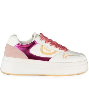 Blauer Platform Leather Sneakers - Pink