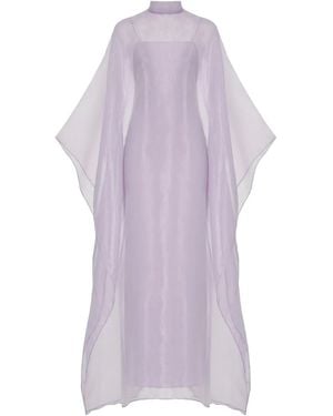 ‎Taller Marmo Iris Long-Sleeve Maxi Dress - Purple